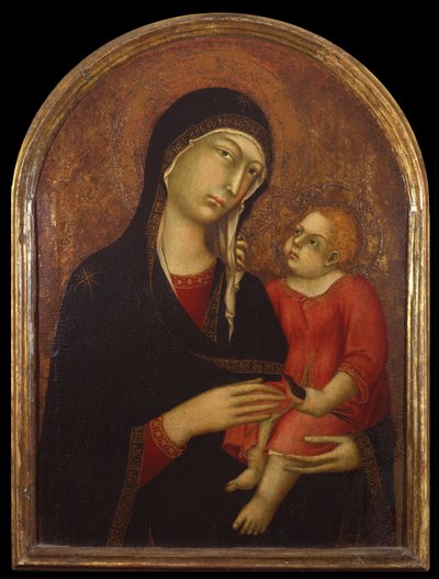 Madonna con niño de Simone Martini